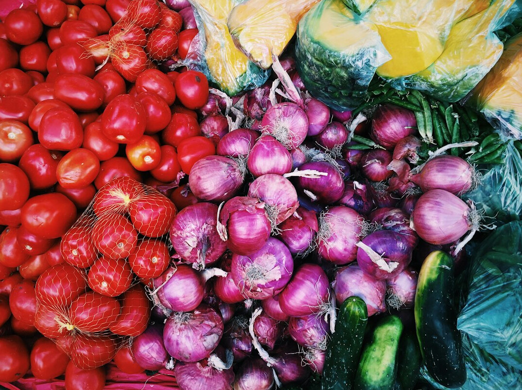 buying local vegetables