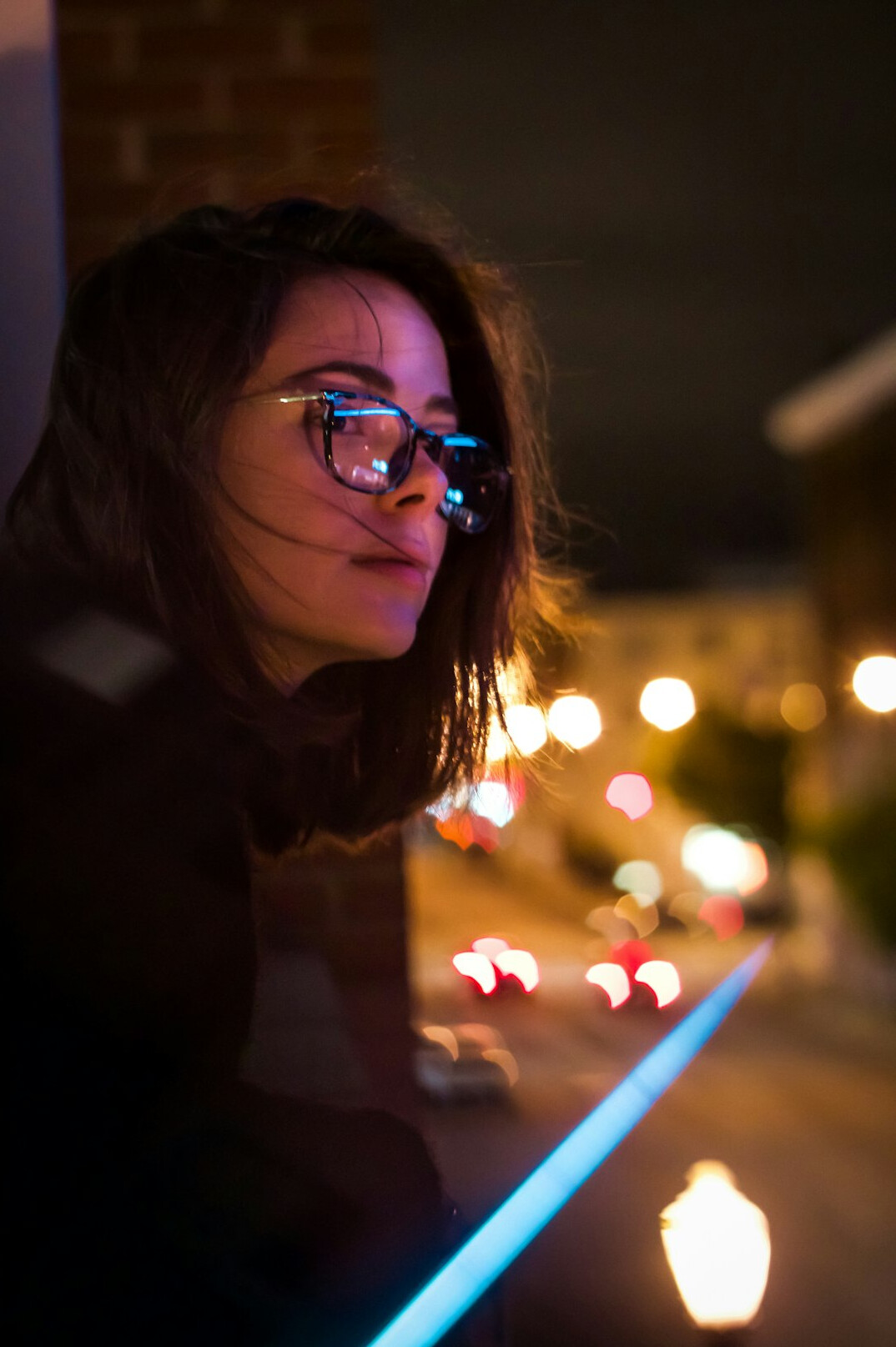 Studio portrait of a young German woman data analyst